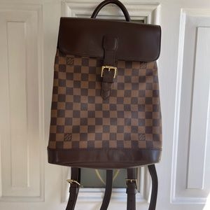 Louis Vuitton Damier Ebene Soho Backpack